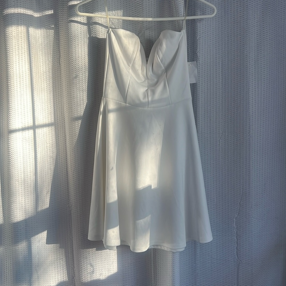 Small strapless dress